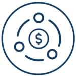 Integrated payment processes icon
